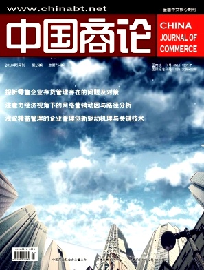 中国商论2018年15期封面