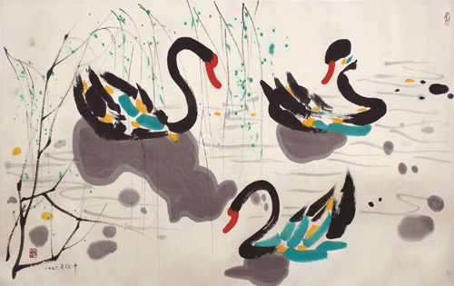 艺术教育论文:吴冠中与徐悲鸿美术教育思想比较