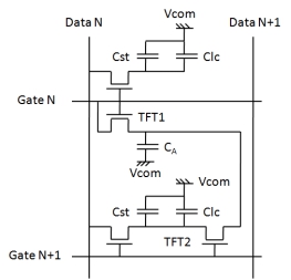电子专业论文：TFT阵列基板的电容充电电路的设计插图1: